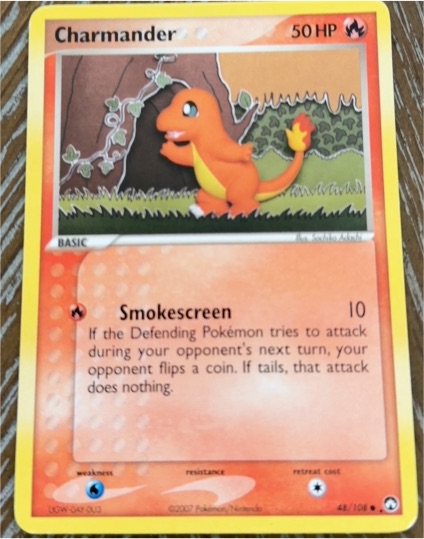 2007 Pokemon EX Power Keepers #48 Charmander — front