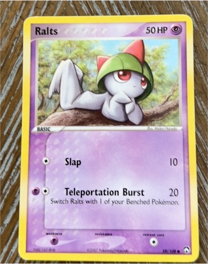 2007 Pokémon EX Power Keepers #59 Ralts — front