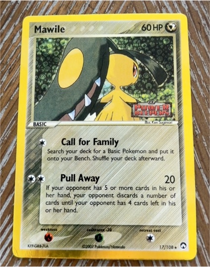 2007 Pokémon Power Keepers #17 Mawile — front