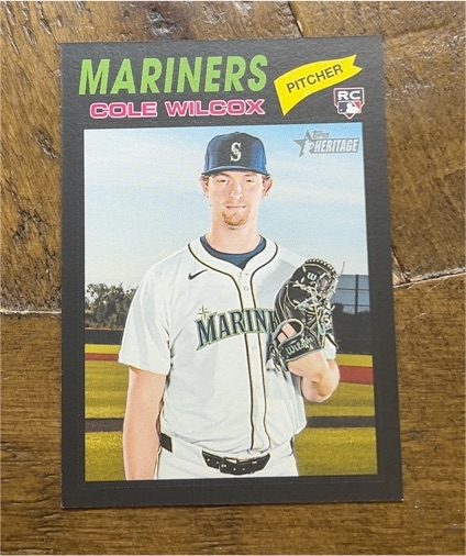 2026 Topps Heritage #155 Cole Wilcox — front