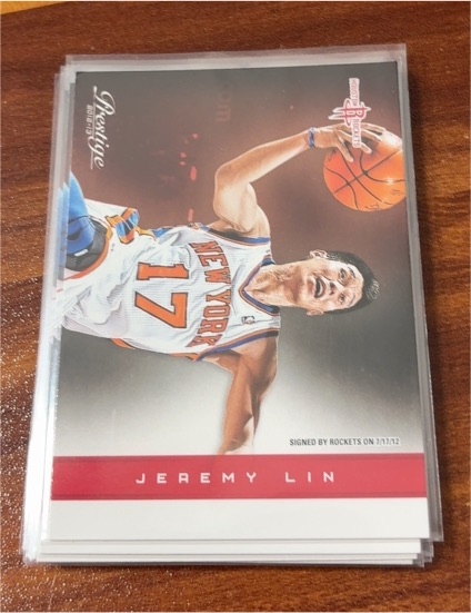 2012-13 Panini Prestige #91 Jeremy Lin — front