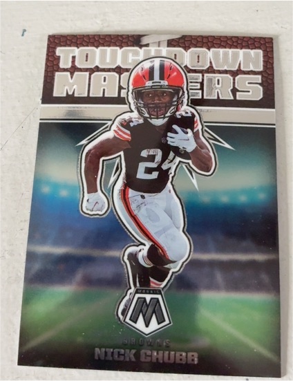 2022 Panini Mosaic Touchdown Masters #TD-14 Nick Chubb — front