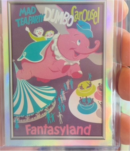 2025 Topps Disneyland 70th #P-2 Mad Tea Party Dumbo Carousel — front