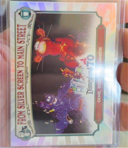 2025 Topps Disneyland 70th #MS-18 Genie, Tigger, Lumiere — front
