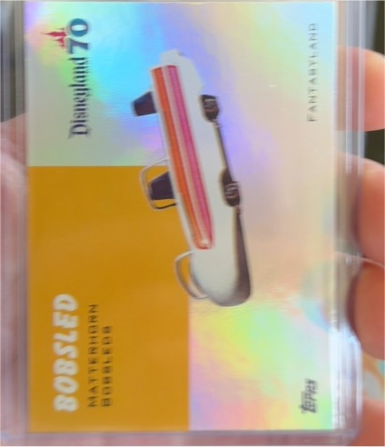 2025 Topps Disneyland 70th #T54-22 Matterhorn Bobsleds — front