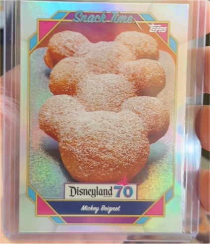 2025 Topps Disneyland 70 #102 Mickey Beignet Snack Time — front