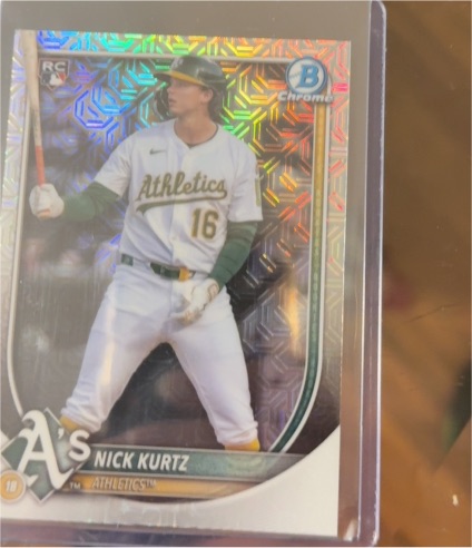 2025 Bowman Chrome #93 Nick Kurtz — front