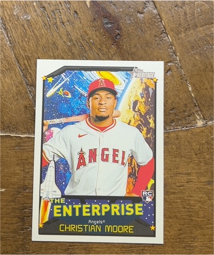 2026 Topps Heritage The Enterprise #TE-CMO Christian Moore — front