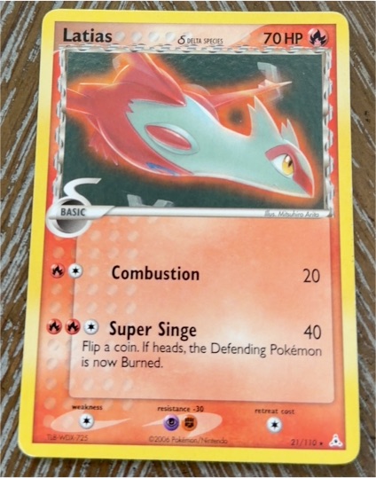 2006 Pokémon Holon Phantoms #21 Latias (Delta Species) — front