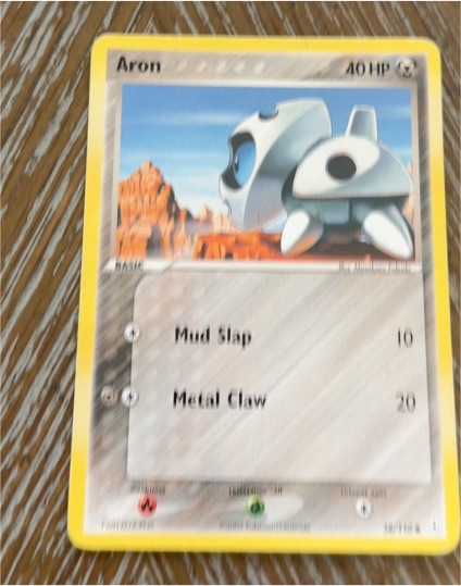 2006 Pokémon EX Holon Phantoms #58 Aron — front