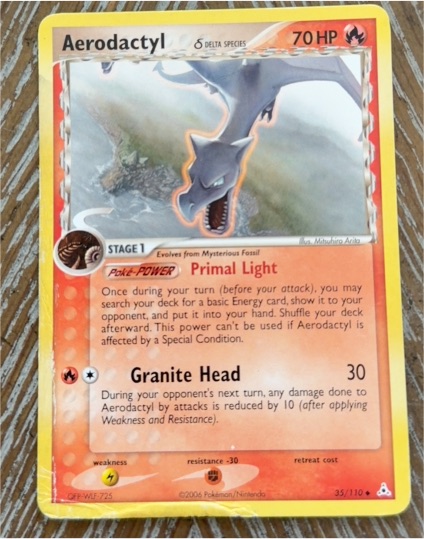 2006 Holon Phantoms #35 Aerodactyl (Delta Species) — front