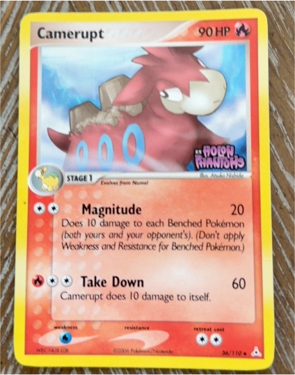 2006 EX Holon Phantoms #36 Camerupt — front