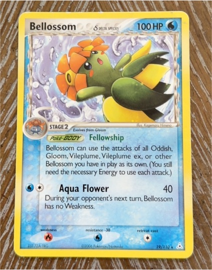 2006 Pokémon EX Holon Phantoms #19 Bellossom (Delta Species) — front