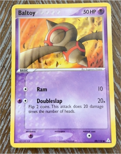 2006 Pokémon EX Holon Phantoms #59 Baltoy — front