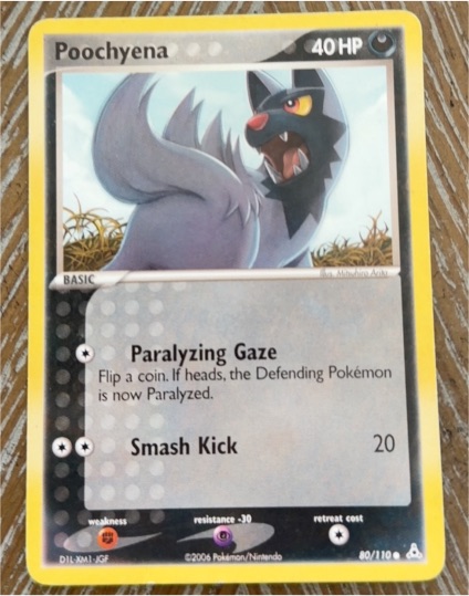 2006 EX Holon Phantoms #80 Poochyena — front
