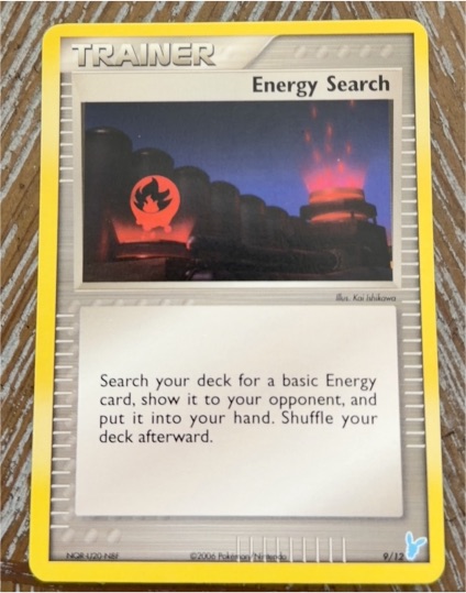 2006 Pokémon EX Unseen Forces #9 Energy Search — front