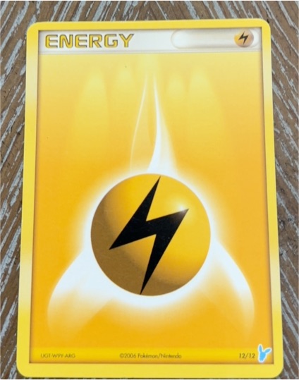2006 Pokémon #12 Lightning Energy — front