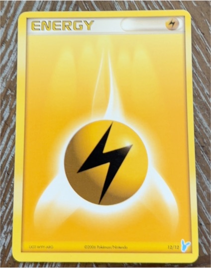 2006 Pokémon #12 Lightning Energy — front
