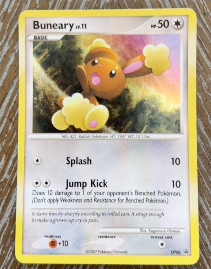 2007 Pokémon Diamond & Pearl Promo #DP06 Buneary — front