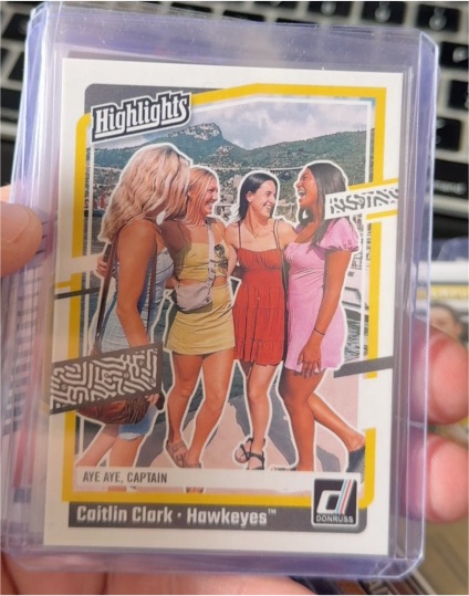 2024 Panini Donruss Caitlin Clark Collection Highlights #H14 — front