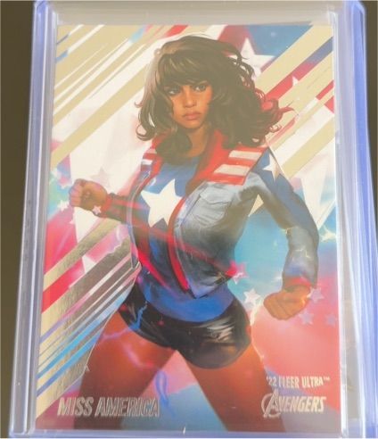 2022 Fleer Ultra Avengers #44 Miss America — front