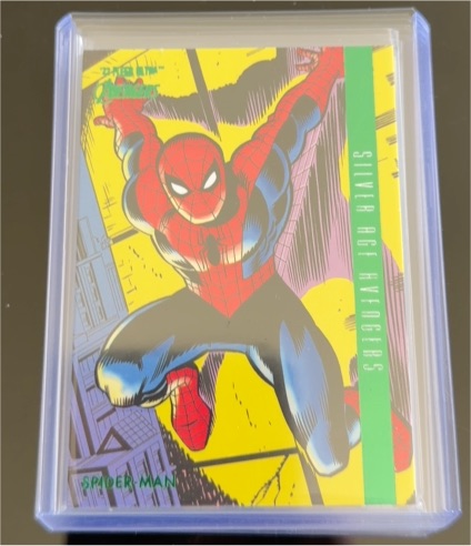 2022 Fleer Ultra Avengers Silver Age #112 Spider-Man — front