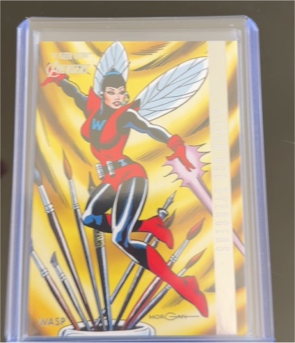 2022 Fleer Ultra Marvel Avengers Silver Age Avengers #115 Wasp — front