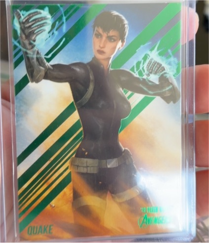 2022 Fleer Ultra Marvel Avengers #53 Quake — front