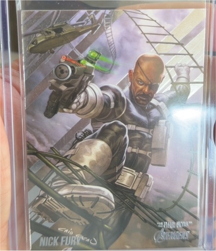 2022 Fleer Ultra Avengers #49 Nick Fury — front