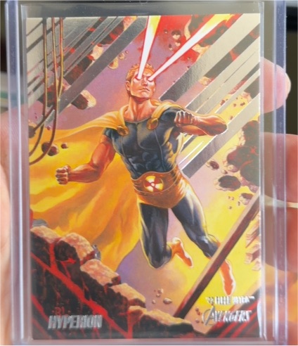 2022 Fleer Ultra Marvel Avengers #32 Hyperion — front