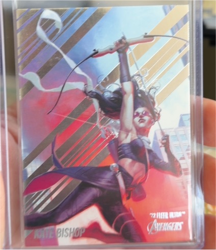 2022 Fleer Ultra Marvel Avengers #37 Kate Bishop — front