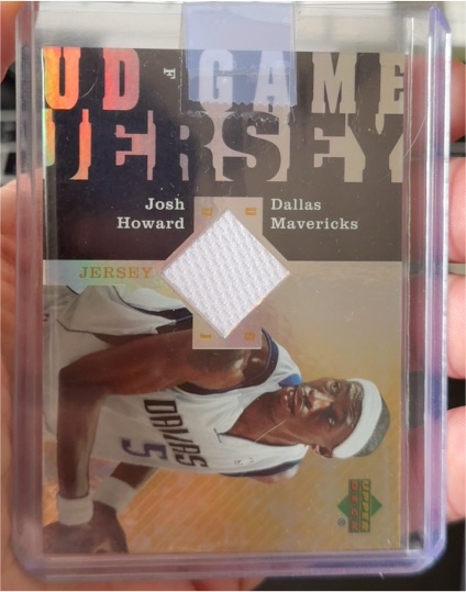 2006-07 Upper Deck UD Game Jersey #UD-JH Josh Howard — front