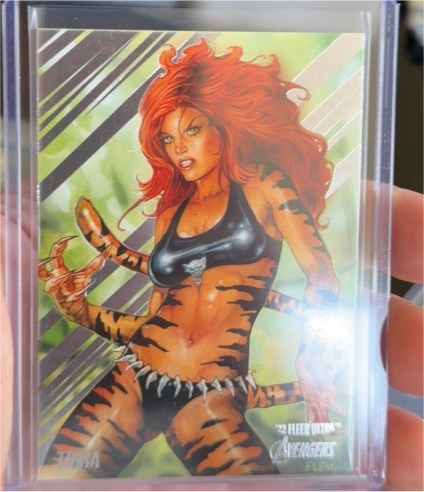2022 Fleer Ultra Avengers #78 Tigra — front