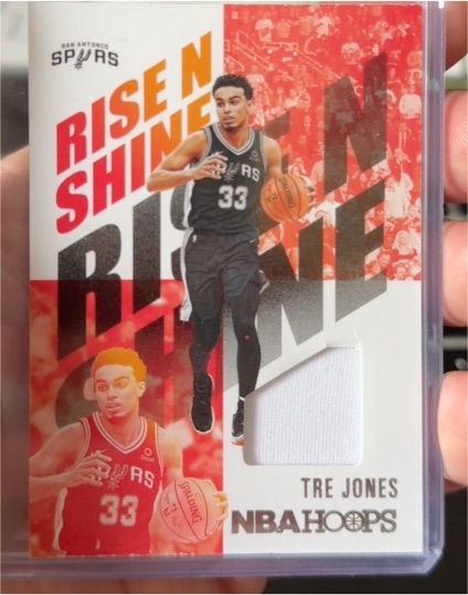 2020-21 Panini NBA Hoops #RNS-TRE Tre Jones Rise N Shine — front