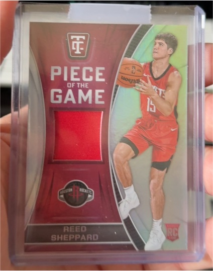 2024-25 Panini Totally Certified #POG-RDS Reed Sheppard — front