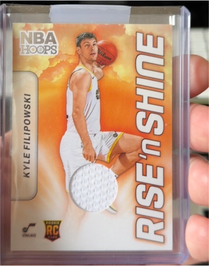 2024-25 Panini NBA Hoops Rise N Shine Memorabilia #RSM-KFG Kyle Filipowski — front