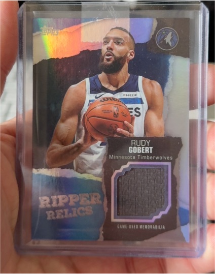 2025-26 Topps Basketball #RR-RG Rudy Gobert Ripper Relics — front