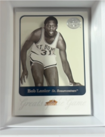 2001 Fleer Greats of the Game #7 Bob Lanier — front