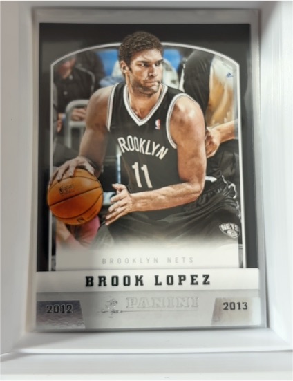 2012-13 Panini #25 Brook Lopez — front