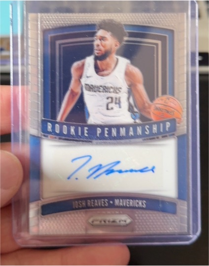 2019-20 Panini Prizm #RP-JRV Josh Reaves Rookie Penmanship Auto — front