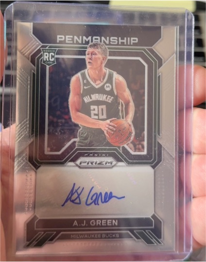 2022-23 Panini Prizm #RP-AJG A.J. Green Rookie Penmanship — front