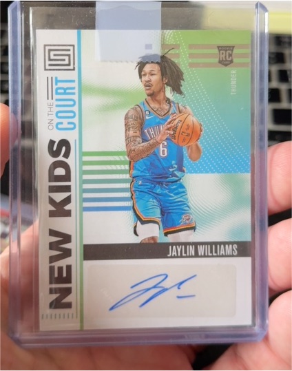 2022 Panini Chronicles Status New Kids on the Court #NKC-JOC Jaylin Williams — front