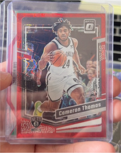 2023-24 Panini Donruss Optic #9 Cameron Thomas — front