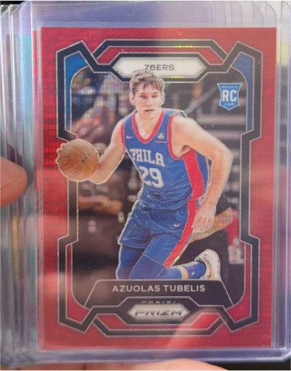2023-24 Panini Prizm #283 Azuolas Tubelis — front