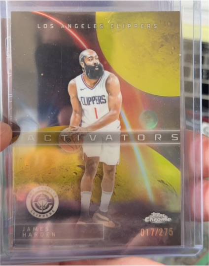 2025-26 Topps Chrome Activators #AC-8 James Harden — front