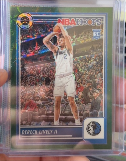 2023-24 Panini NBA Hoops Premium Stock #253 Dereck Lively II — front