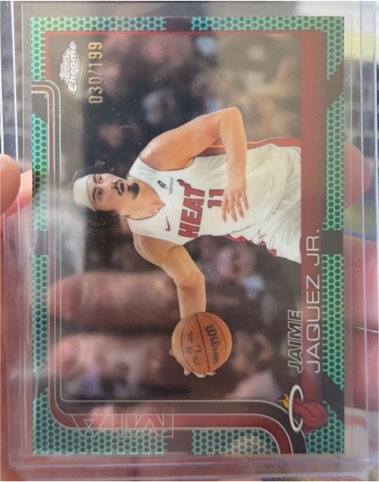 2025 Topps Chrome #161 Jaime Jaquez Jr — front