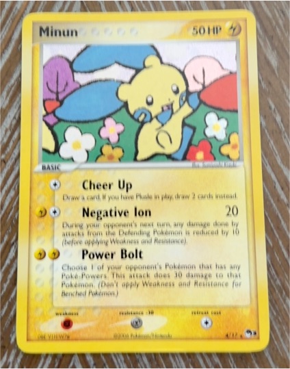 2006 Pokémon POP Series 3 #4 Minun — front