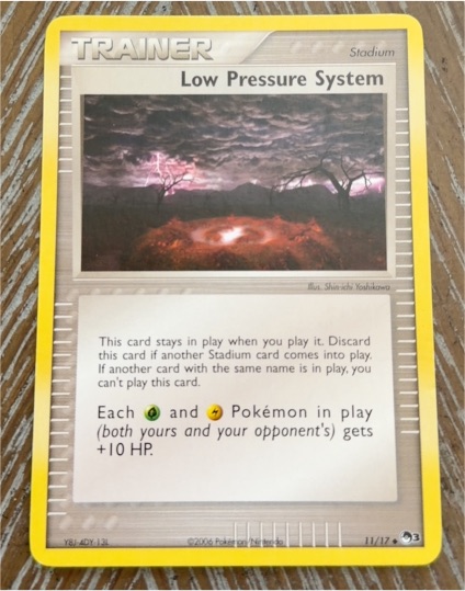 2006 Pokemon POP Series 3 #11 Low Pressure System — front