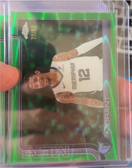 2025-26 Topps Chrome #158 Ja Morant — front